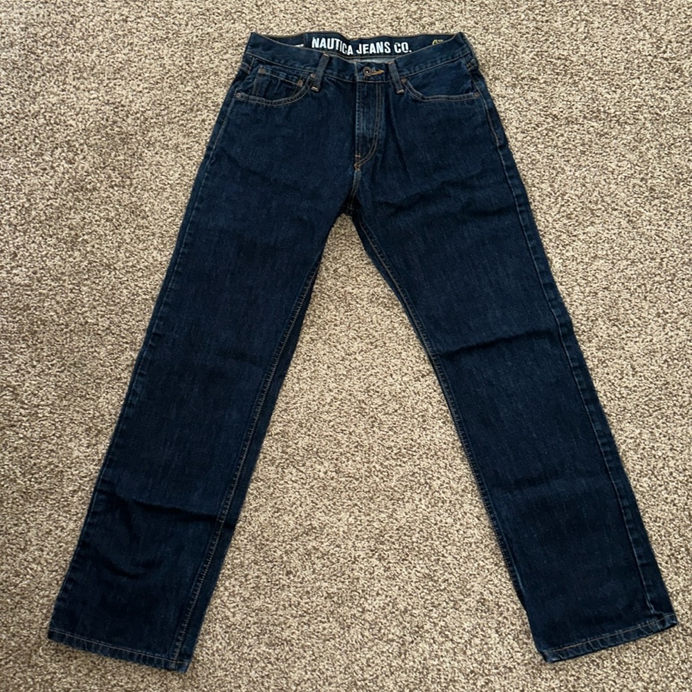 Men’s Nautical Denim Jeans - 31 X 32 Relaxed Fit